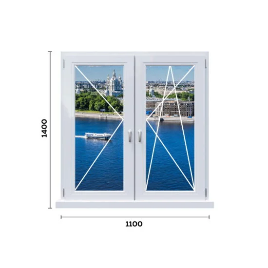 Окно 1100 мм