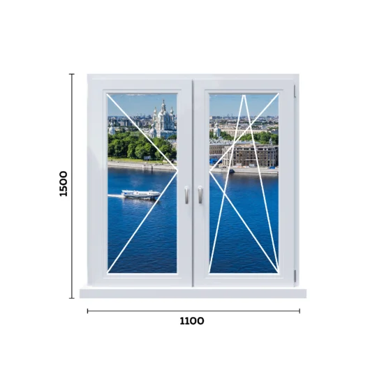 Окно 1100 мм