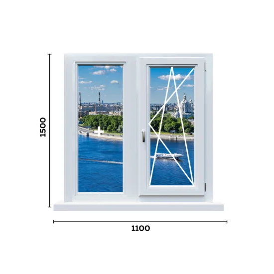 Окно 1100 мм