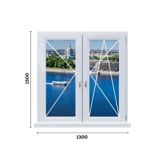 Окно 1300 мм