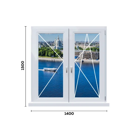 Окно 1400 мм