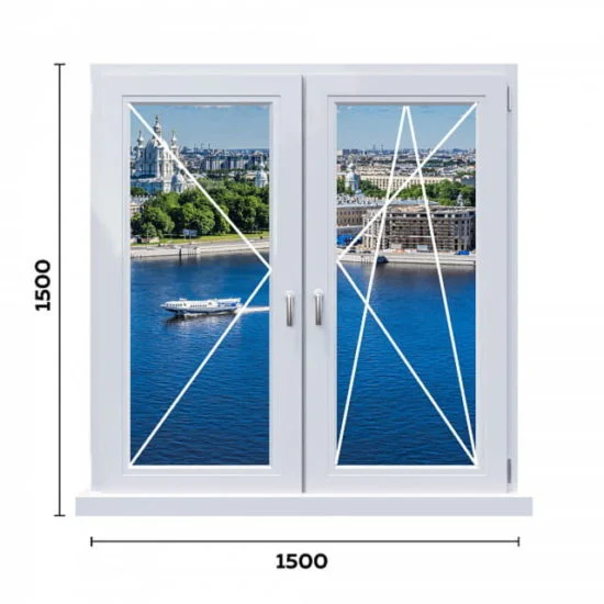 Окно 1500 мм