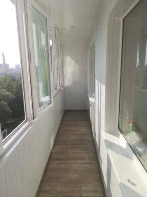 теплое остекление лоджии фото