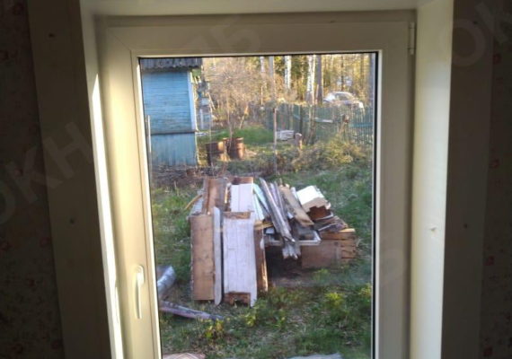 Установка пластиковых окон в частном доме в СНТ Куйбышевец