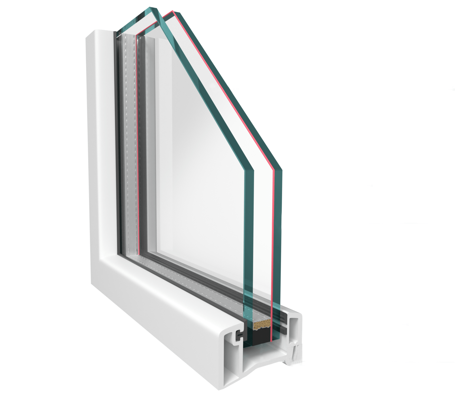 Однокамерный шумоизоляционный стеклопакет