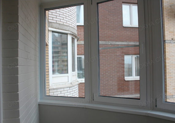 Теплое остекление балкона в квартире на Варшавской