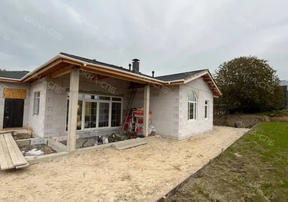 Остекление частного дома в Хязельках