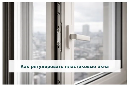 Как регулировать пластиковые окна