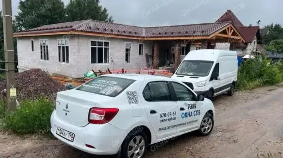 Остекление загородного дома в Мистолово
