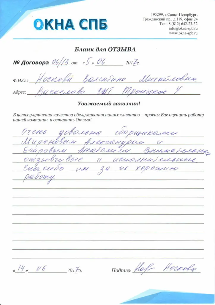 Отзыв с СНТ «Троицкое 4»