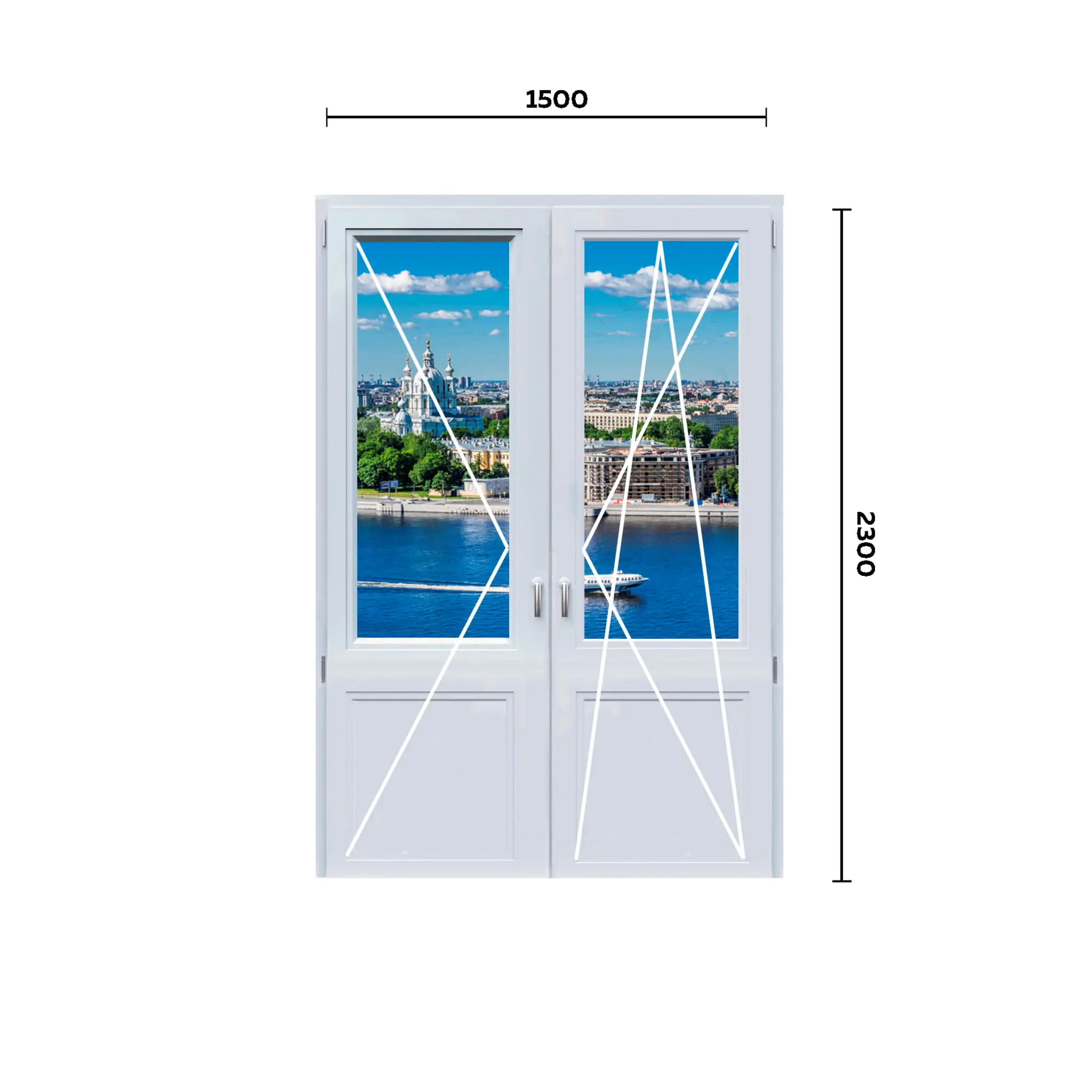 схема окон 1500мм вариант 2