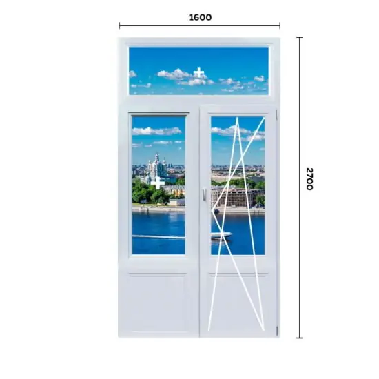 схема окон 1600мм вариант 1