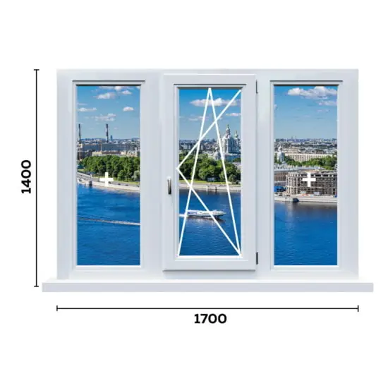 схема окон 1700мм вариант 1