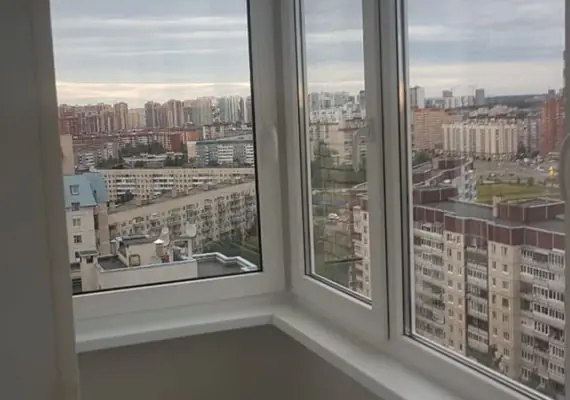 Остекление балкона на ул. Руставели