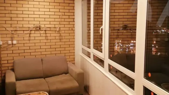 Лоджия в стиле лофт
