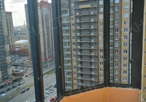 Теплое остекление лоджии Парнас ул. Федора Абрамова 16