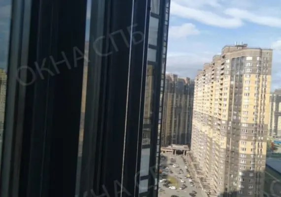 Теплое остекление лоджии Парнас ул. Федора Абрамова 16