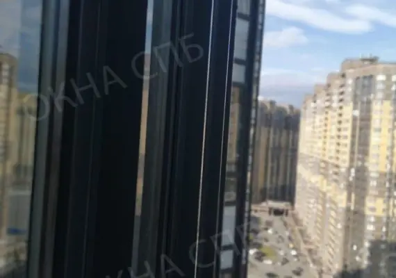 Теплое остекление лоджии Парнас ул. Федора Абрамова 16