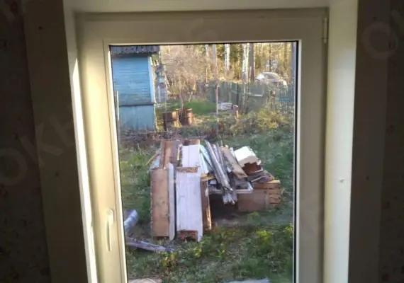 Установка пластиковых окон в частном доме в СНТ Куйбышевец