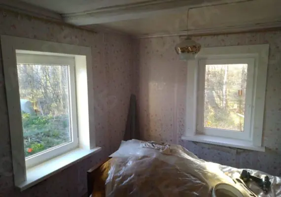 Установка пластиковых окон в частном доме в СНТ Куйбышевец
