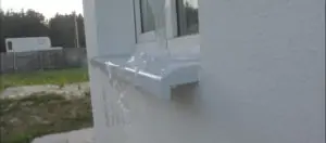 установка и проверка отлива