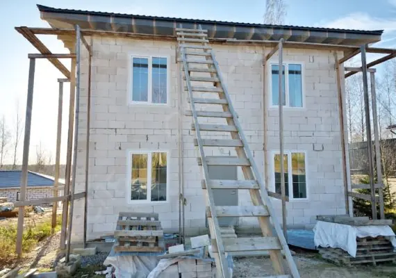 Остекление частного дома КП Александрийский парк