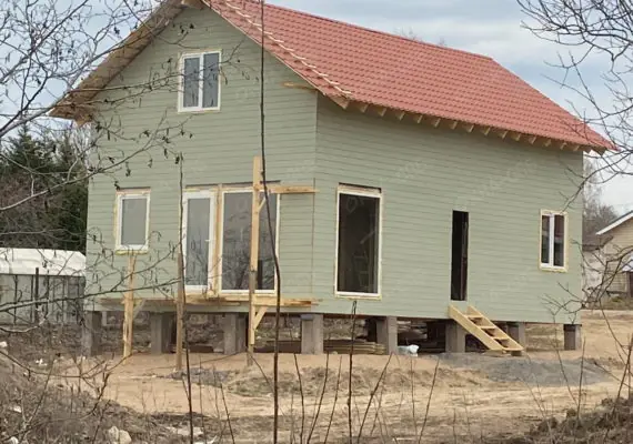 Остекление частного дома в Коробицино