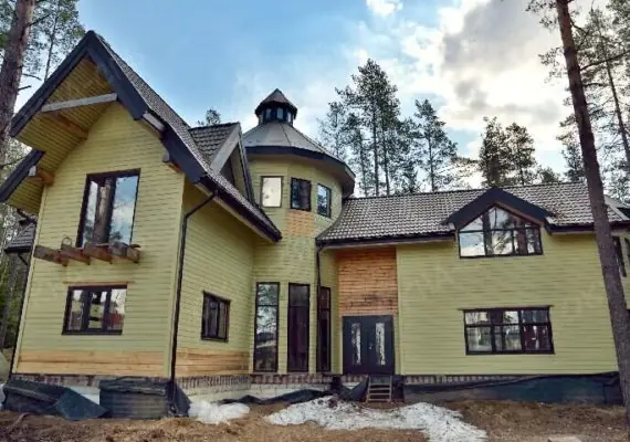 Остекление частного дома в КП Солнечное