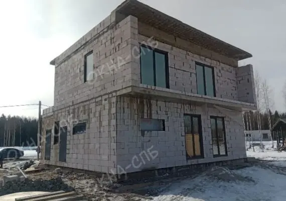 Остекление частного дома в Синицино