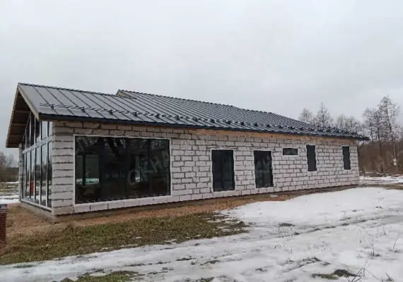Остекление частного дома в Березицко