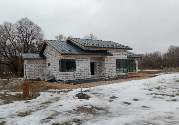 Остекление частного дома в Березицко